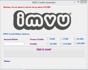 Imvu Credit Generator Download For Mac